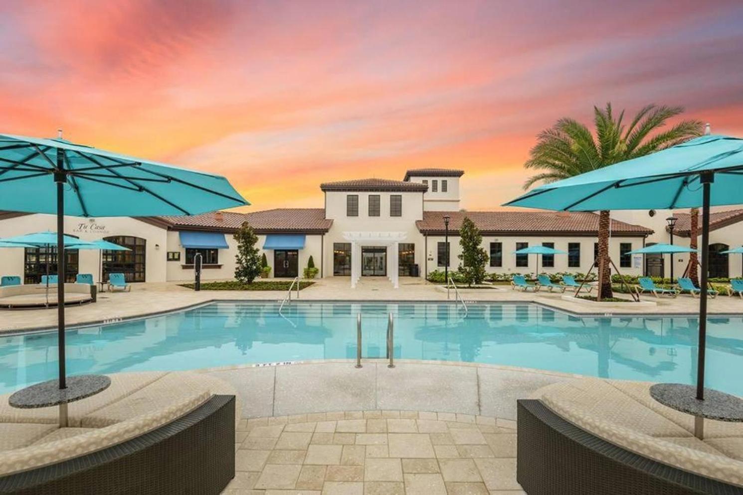Large Villa Wprivate Pool Game Room Waterpark Kissimmee Exterior photo